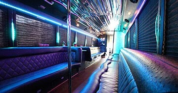 party bus interior