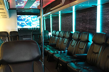 party bus interior