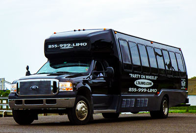 luxurious large sprinter bus