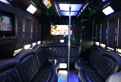 amenities in a tampa party bus service